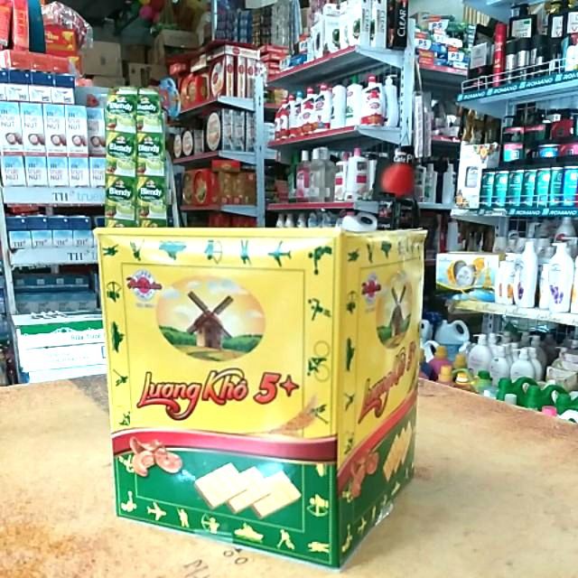 COMBO 2 HỘP LƯƠNG KHÔ 5 SAO HẢI CHÂU CAO CẤP - hộp gồm 10 thanh lương khô