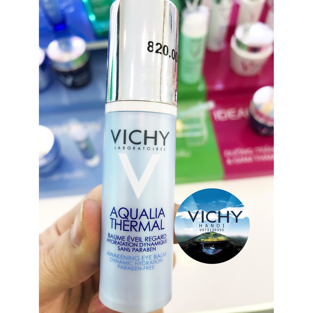 Kem Dưỡng Ẩm Giảm Quầng Thâm Bọng Mắt Vichy Aqualia Thermal Awakening Eye 15ml