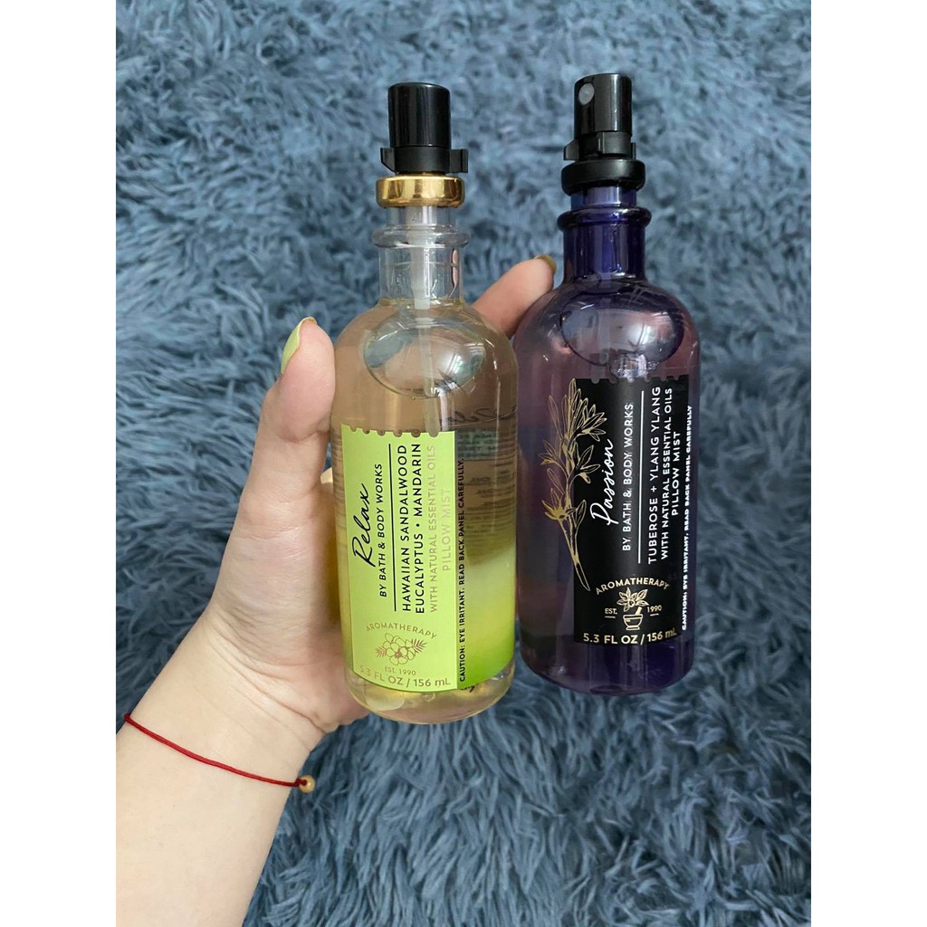 [AUTH MỸ] Xịt gối Thư giãn trị liệu Bath and body works Aroma Therapy