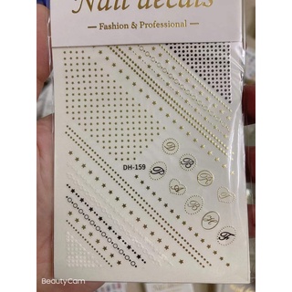 Stiker trang tri nail 159