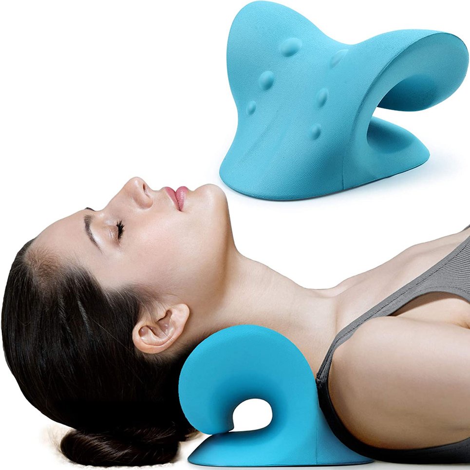 Gối kéo đốt sống hỗ trợ cổ và vai cho thư giãn giảm đau TMJ