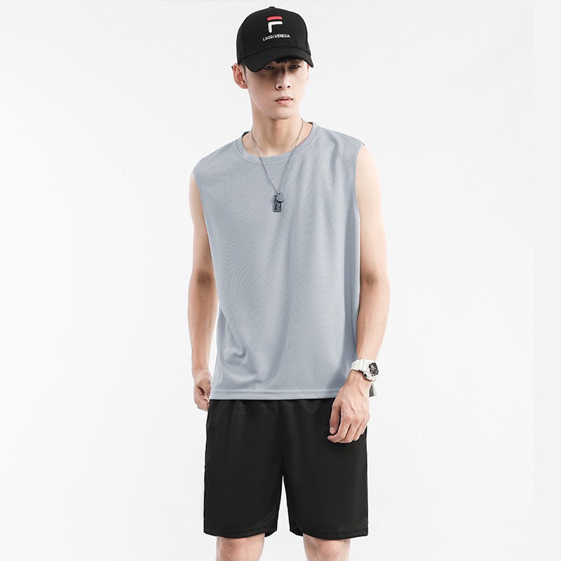 Áo Ba Lỗ Tanktop Thể Thao Ngoài Trời 227 Vải Thun Lạnh Mang Cực Mát | BigBuy360 - bigbuy360.vn