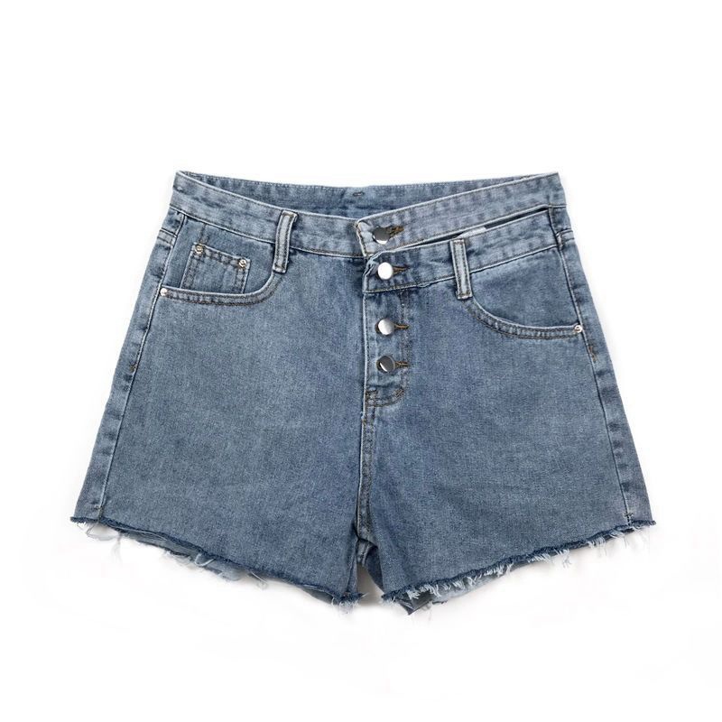 Quần Short Jeans Nữ Lưng Cao Thời Trang Hàn