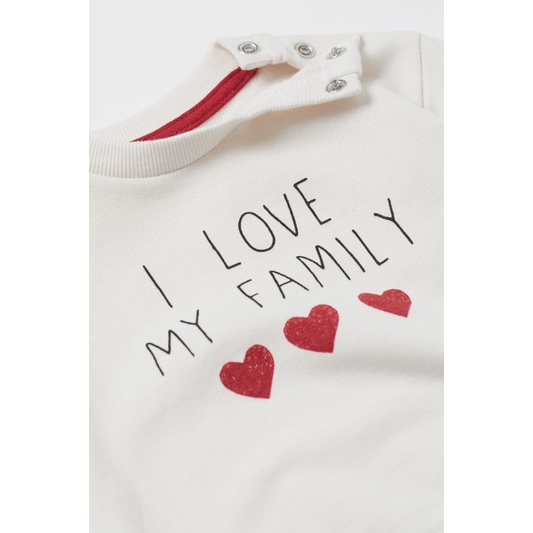 Set nỉ trắng gồm áo nỉ in slogan + leggings xám có lót nỉ bên trong, Hờ mờ UK săn SALE
