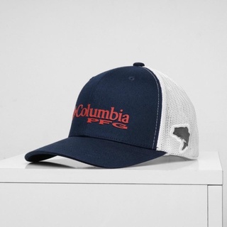 Mũ lưỡi trai chính hãng COLUMBIA PFG  phối lưới bít đuôi, đuôi cài chất vải cao cấp chuẩn xuất Hàn Quốc