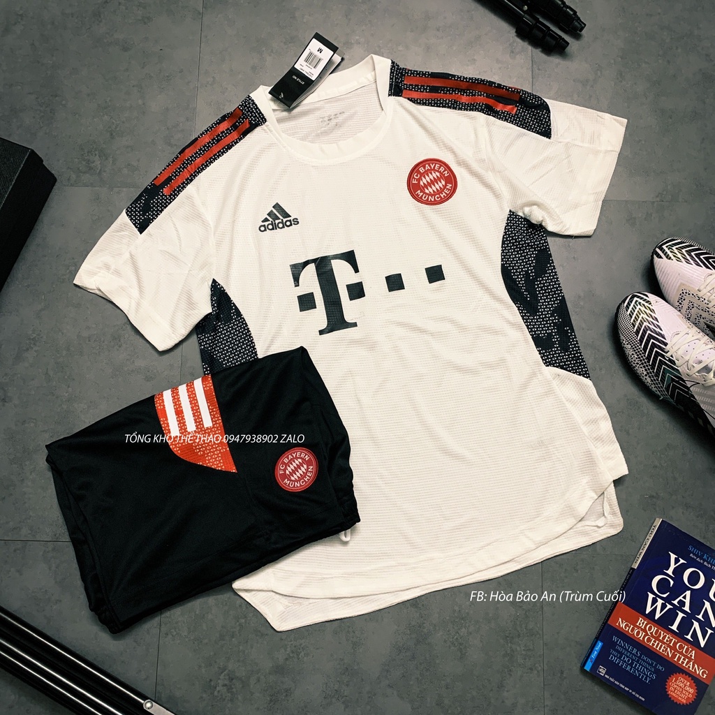 Set Bộ thể Thao nam Training Bayern Muchen 2022/ Bộ Quần áo đá banh Training Bayern munich 2022 phom 43-90kg