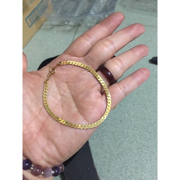 Lắc váng khắc K18GP sáng đẹp si tuyển Nhật