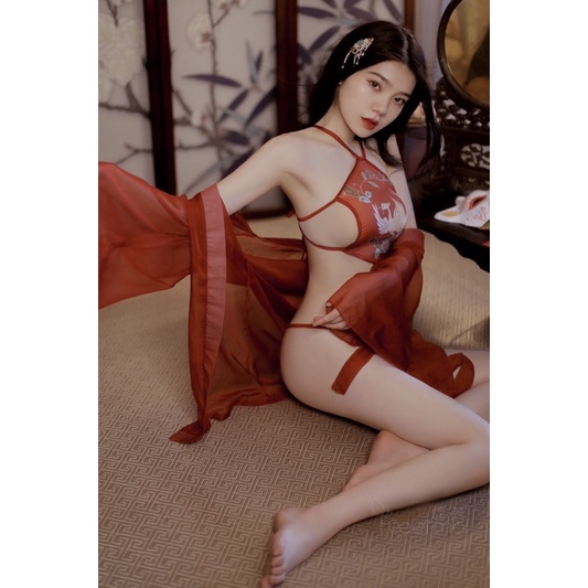 Bộ đồ cosplay yếm nữ Trung Hoa hoàng quí phi gợi cảm Bralettehousevn | BigBuy360 - bigbuy360.vn