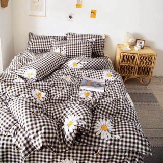 Chăn ga gối 5 món cotton poly nhập