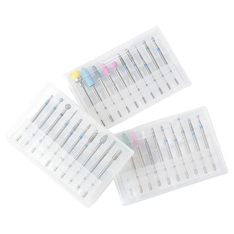 Set 10 Đầu Mài Móng Tay Bằng Hợp Kim Chất Lượng Cao