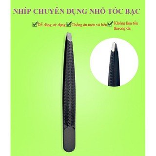Nhíp Cao Cấp Chuyên Dụng Nhổ Tóc Bạc, Lông Mày, Lông Nách