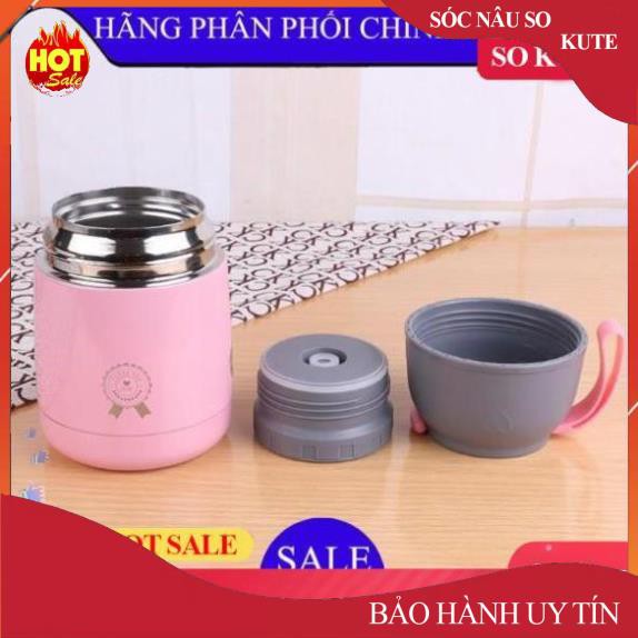 Bình giữ nhiệt Thái Lan 620ml, Bình ủ cháo cho bé tiện lợi khi ra ngoài cho bữa ăn nóng hổi  - Bảo hành úy tín 1 đổi 1