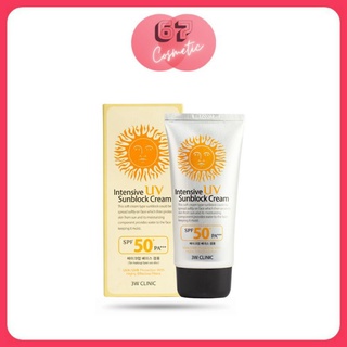 Kem chống nắng 3W CLINIC INTENSIVE UV SUNBLOCK CREAM SPF 50 PA+++