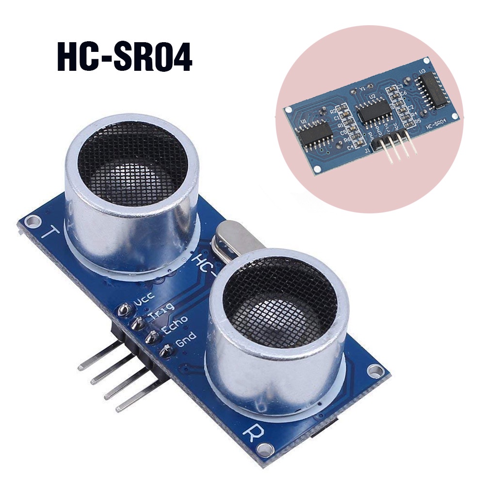10 chiếc gói Mô-đun siêu âm HC-SR04 Cảm biến đầu dò đo khoảng cách HCSR04 Hỗ trợ / 51 / STM32