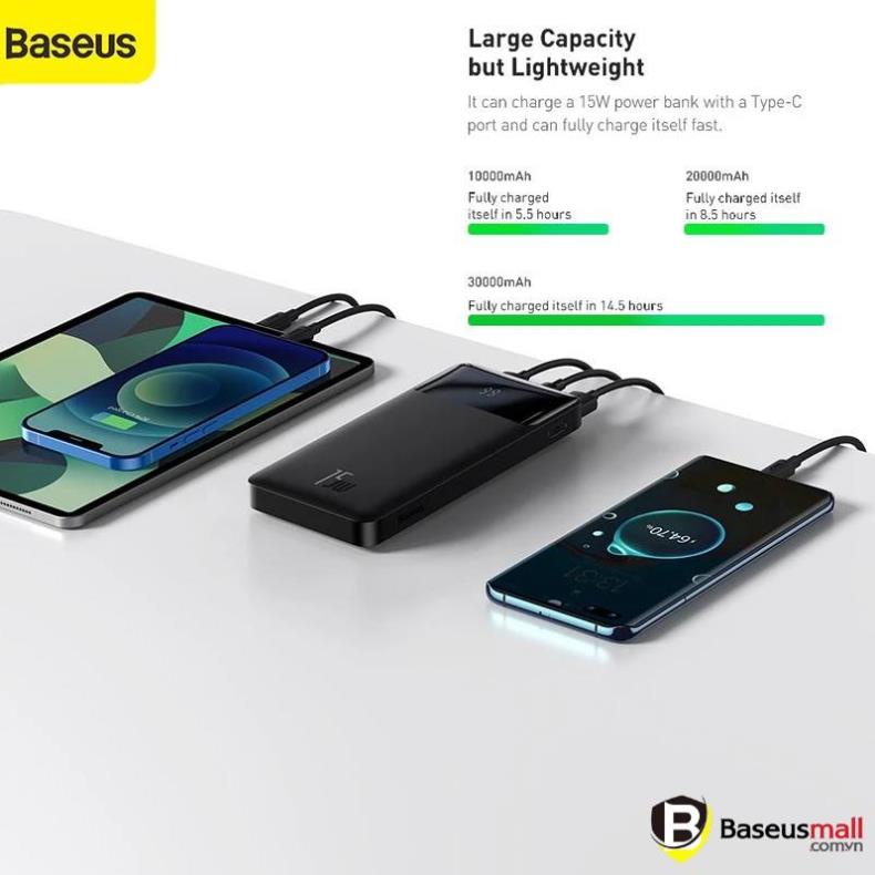 Baseus -BaseusMall VN Baseus Bipow Digital Display Power Bank - 20W