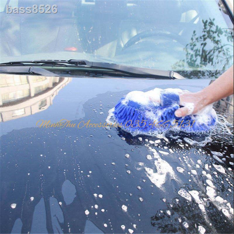 Găng tay rửa xe ô tô chuyên dụng🤚Hàng Loại 1  Quai Cầm Chắc Chắn