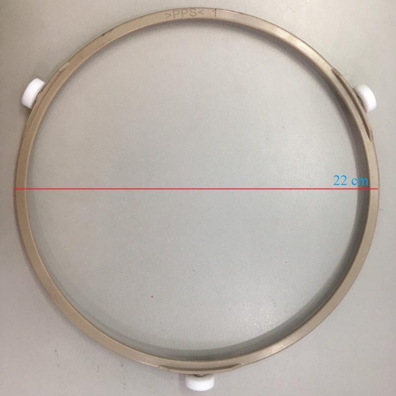 Vòng tròn và tam giác đỡ đĩa lò vi sóng