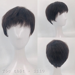 Tóc giả trung niên làm bằng tóc thật