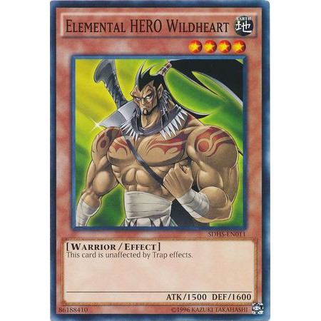 Thẻ bài Yugioh - TCG - Elemental Hero Wildheart / SDHS-EN011