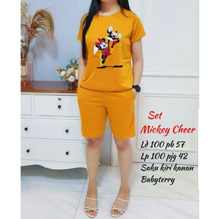 Bộ Đồ In Hình Chuột Mickey 20 Excga Xinh Xắn Cho Bé
