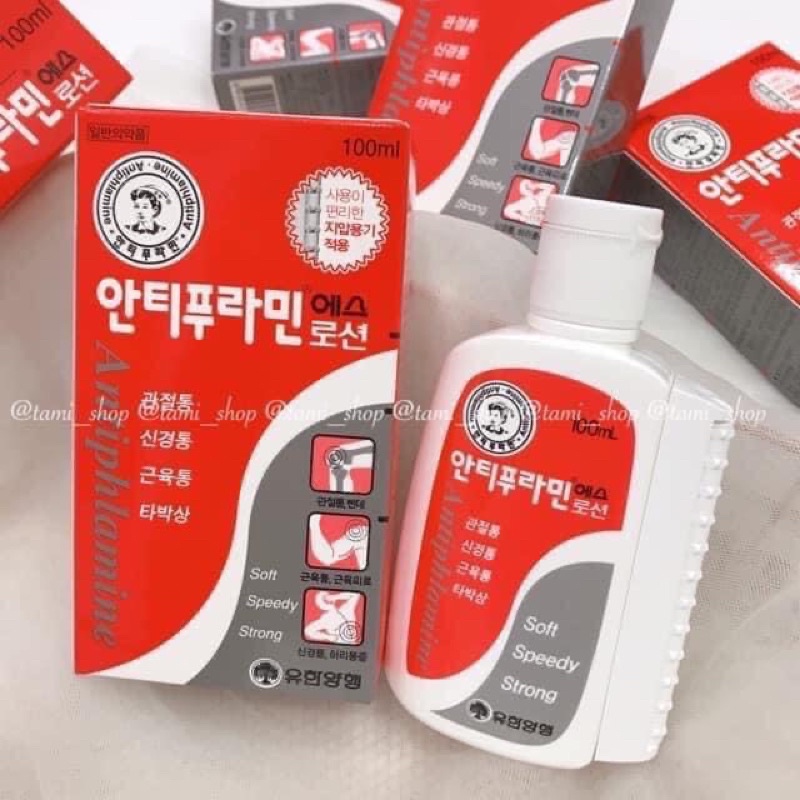 Dầu nóng xoa bóp Hàn Quốc kèm thanh lăn