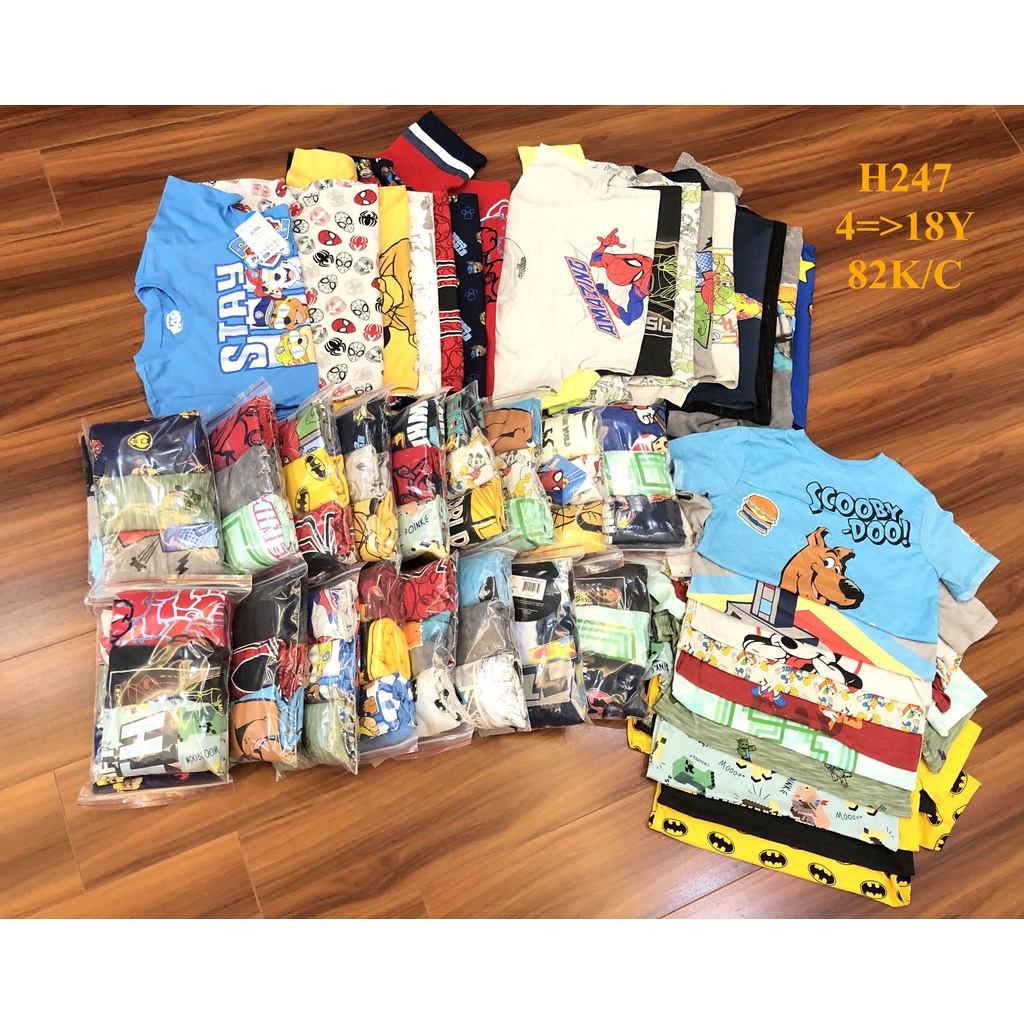 Mã H247: Áo bé trai cotton dư xịn nhiều hãng xuất dư xịn đẹp.