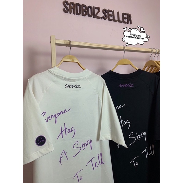 Áo thun Sadboiz SAD STORY😢Tặng túi tote chính hãng 0d  hàng có sẵn