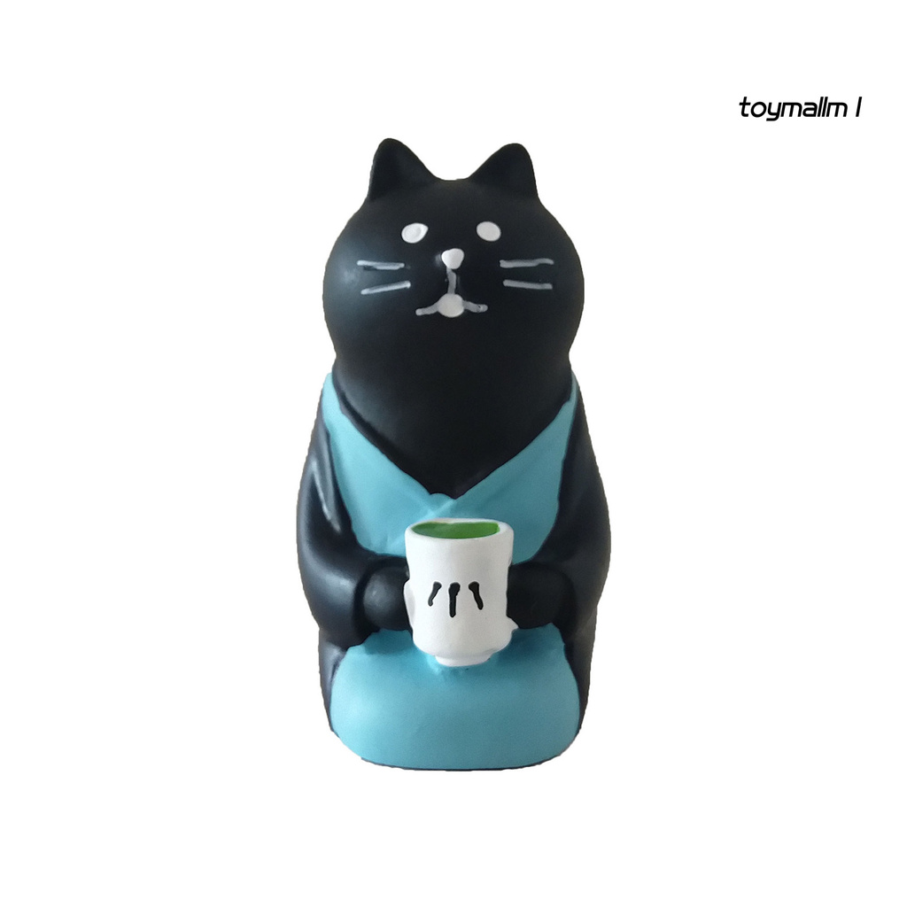 toymall Cartoon Penguin Cat Miniature Ornament Car Home Cafe Gift Shop Desk Decor Doll