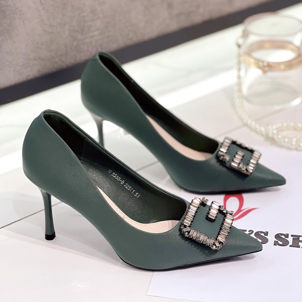 Min's Shoes - Giày Đá Gót Nhọn Da Mềm Cao Cấp C86