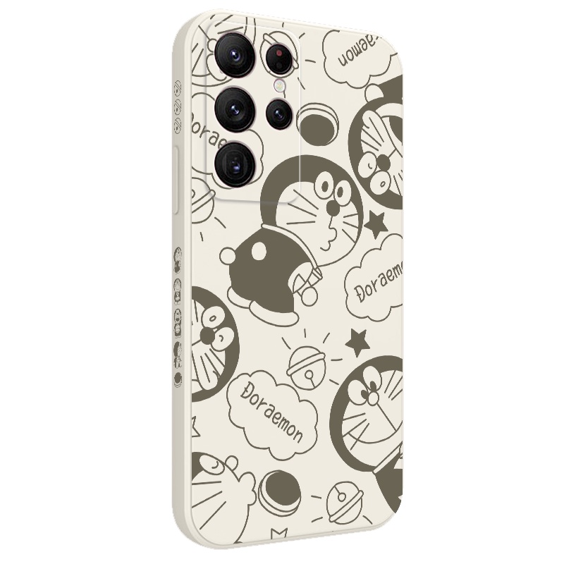 Ôp Điện Thoại Họa Tiết Chú Mèo Dễ Thương Thời Trang Cho samsung galaxy s23 s22 fe ultra plus Ốp