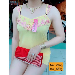 Đồ Ngủ Thun Lạnh Phối Ren (ảnh thật)