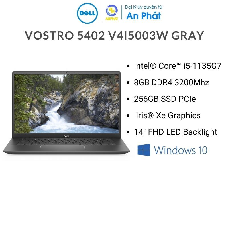 Laptop Dell Vostro 5402 V4I5003W Gray