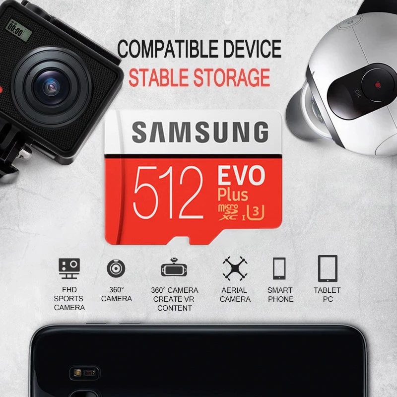 Thẻ Nhớ Samsung Micro SD TF 128GB UHS-1 100MB / S TF