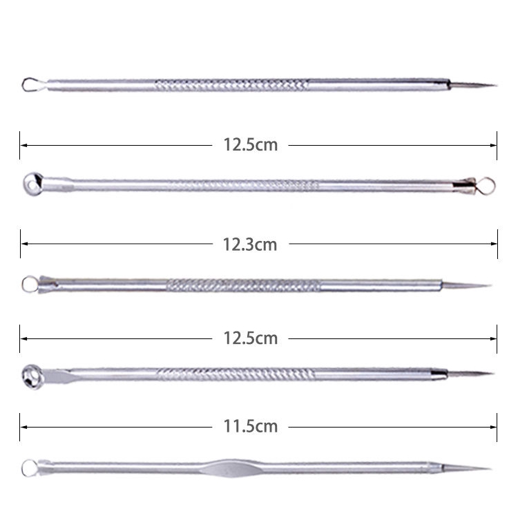 Bộ 9 dụng cụ nặn mụn trứng cá đầu đen và mụn mủ | BigBuy360 - bigbuy360.vn