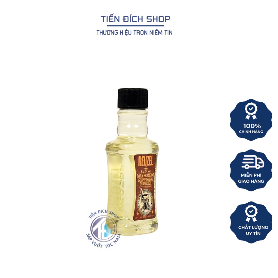 Dầu gội Reuzel Daily Shampoo 100ml dành cho nam giới | chính hãng từ Hà Lan
