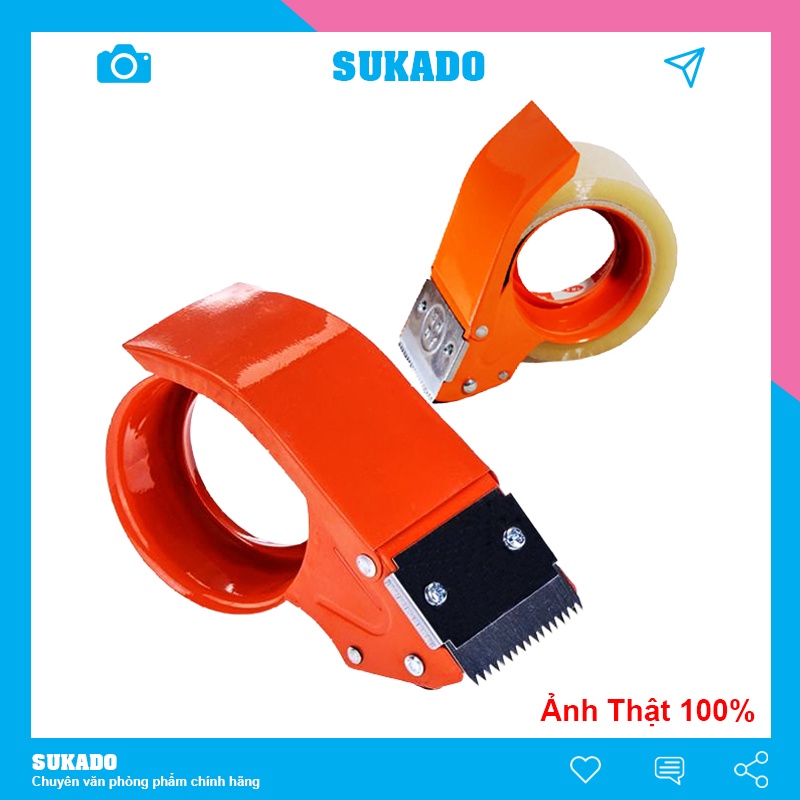 Cắt băng keo cầm tay để bàn Sắt 5cm Dụng cụ cắt băng keo tiện dụng SUKADO CBK02