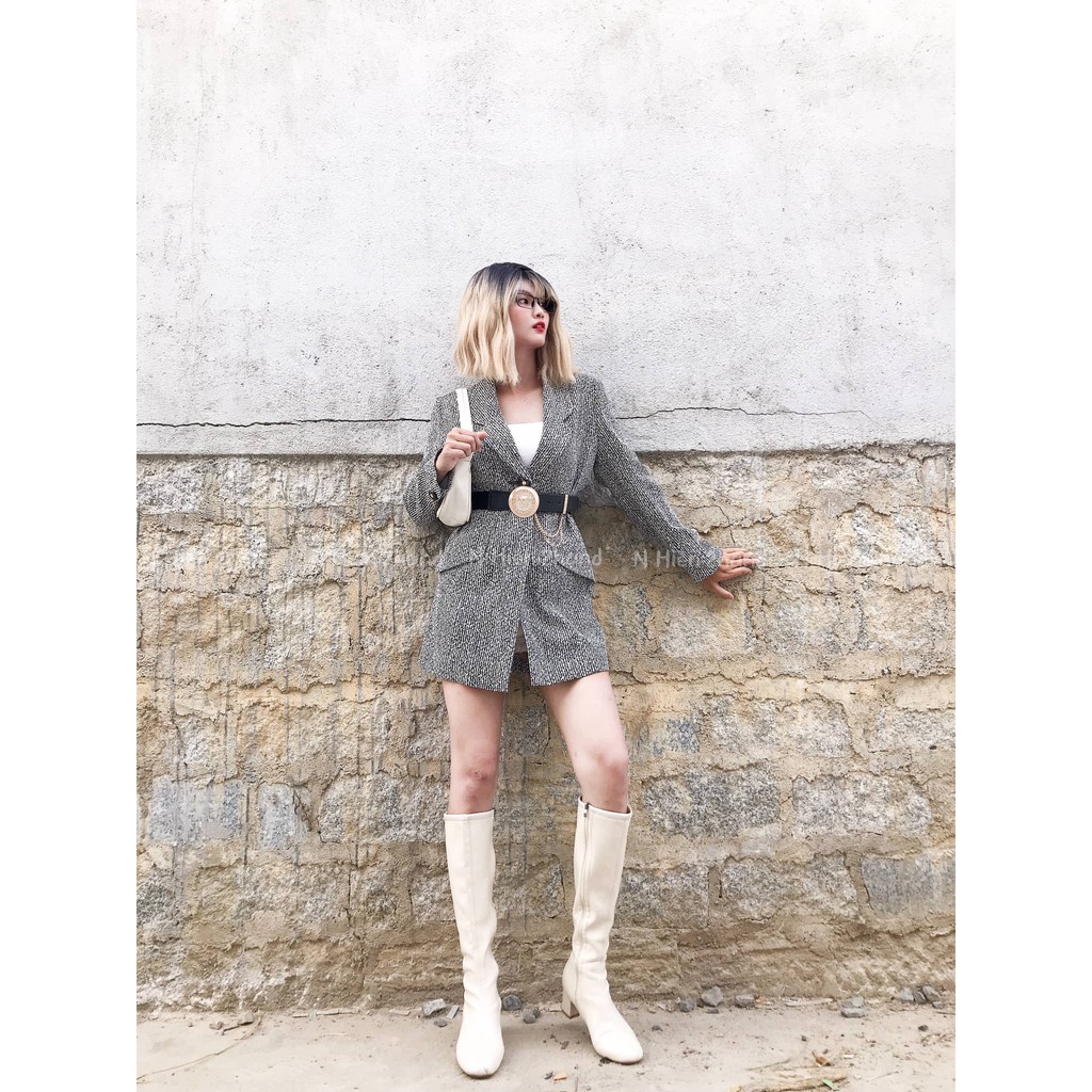 [Mã FAXANH1505 giảm 10K đơn 50K] Áo vest blazer Hàn si tuyển chọn N Hiền.2hand - V08 | BigBuy360 - bigbuy360.vn