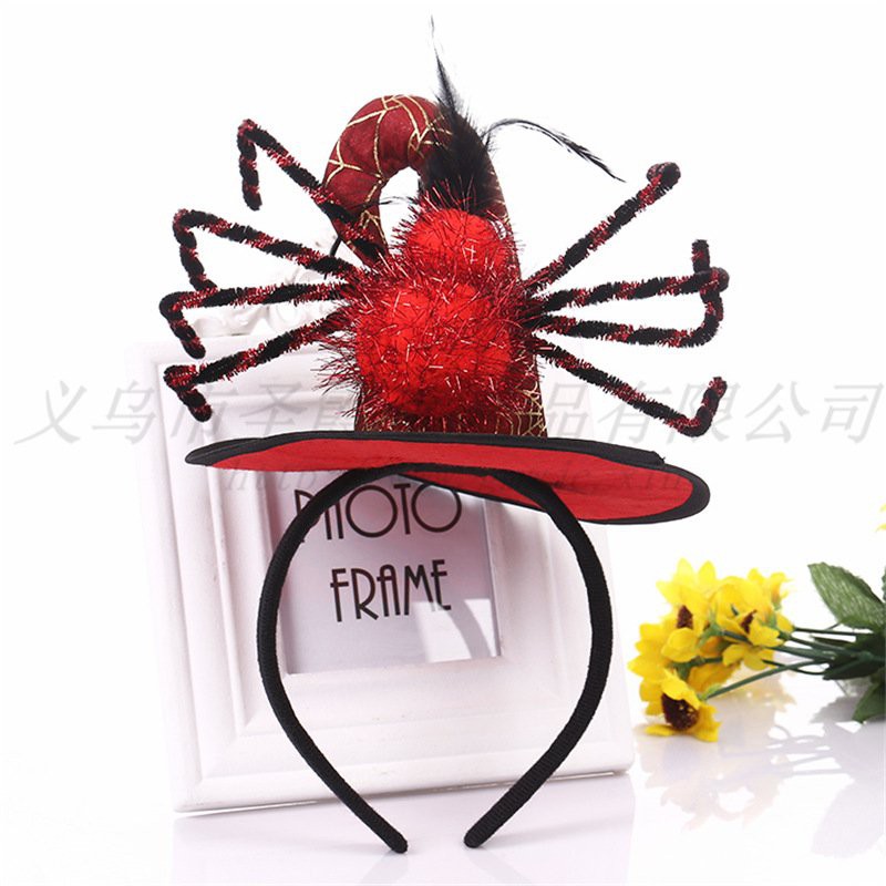 PVN18713 Băng đô cài tóc hình nón phù thủy hóa trang Halloween T2