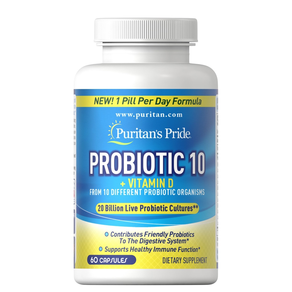 Lợi khuẩn hỗ trợ tiêu hoá Puritan Pride PROBIOTIC ACIDOPHILUS 100 triệu đơn vị 100 viên