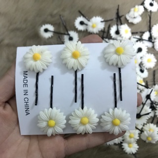 3 Cặp tóc hoa cúc hót