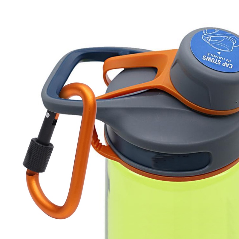 1 Móc Khóa/ Kẹp Hình Chữ D Bằng Thép Không Gỉ Nhiều Màu An Toàn Siêu Bền Tiện Dụng Mang Theo Du Lịch Cắm Trại