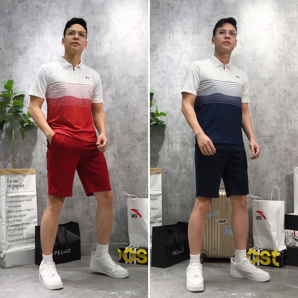 Bộ thể thao cá sấu nam bigsize cao cấp bộ đồ tennis nam xuất khẩu BTT 009