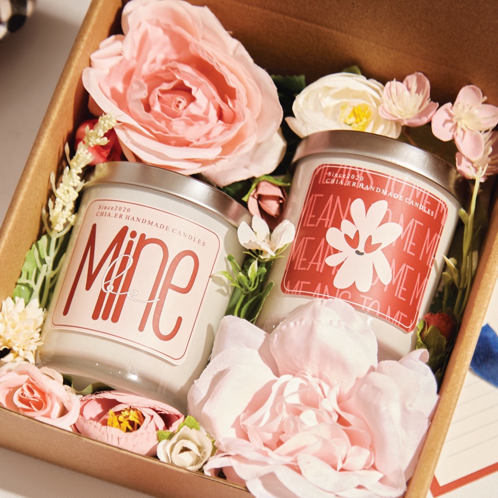 [Limited] - Nến thơm BE MINE hũ lớn 175g - Nến thơm sáp đậu nành Chia.er