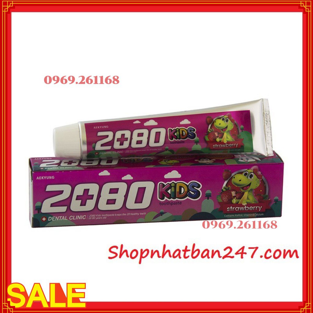 Kem đánh răng cao cấp 2080 KIDS - 100% Authentic
