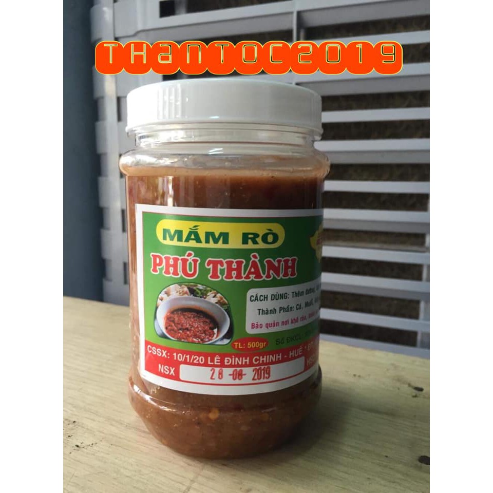 ✔️Mắm Rò PHÚ THÀNH 500g siêu ngon - Đặc sản Huế