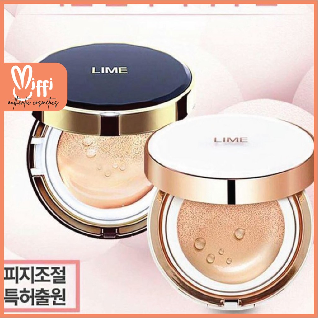 PHẤN NƯỚC CHO DA DẦU LIME CUSHION REAL OVER PINK HÀN QUỐC - 15GR