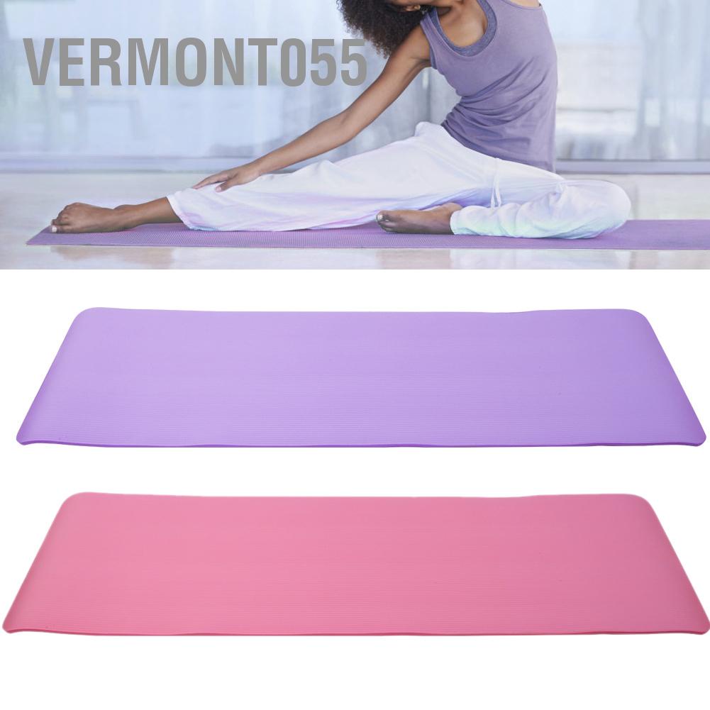 Có thể bán buôn Kéo dài Đệm Yoga NBR Rộng Không Trượt Thảm tập thể dục đa chức năng thao 183 x 61 1cm Vermont055 Hàng giao ngay