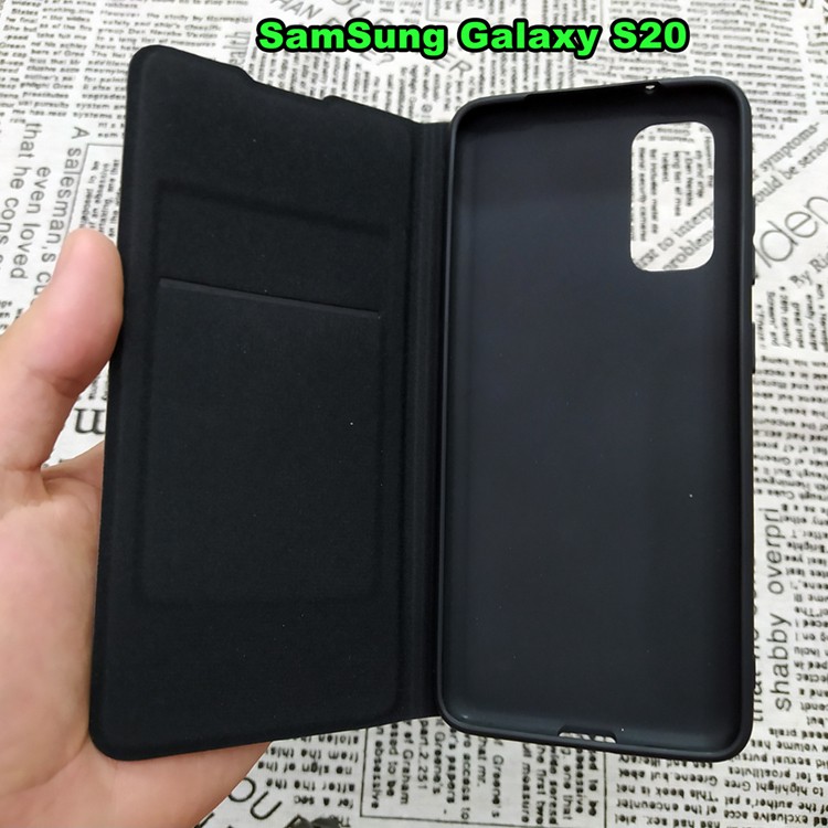 Bao Da Samsung Galaxy S20 / S20 Plus / S20 Ultra Kiểu Dáng Gấp 2 Mặt Và Có Phối Ví Sang Trọng | BigBuy360 - bigbuy360.vn