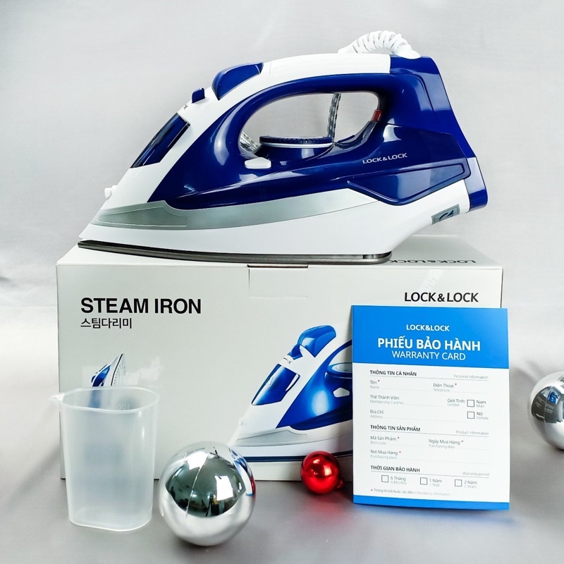 [ LOCK&amp;LOCK]BÀN ỦI HƠI NƯỚC STEAM IRON-ENI146BLU