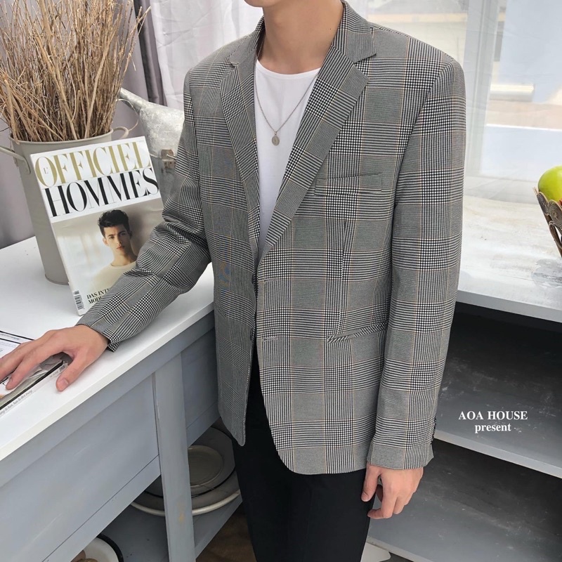 Áo Khoác Caro - Royu Check Jacket